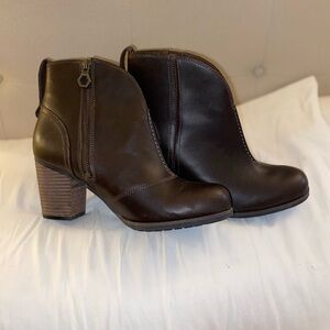Timberland Brown Leather Ankle Boots